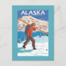 Recherche de ski vintage neige cartes postales Skieur