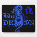 Recherche de dragon bleu tapis souris Chinois