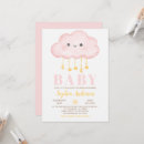 Recherche de cloud baby shower fille invitations Nuages