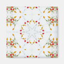Recherche de motif floral vintage magnets Jaune