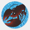 Recherche de homard rouge autocollants Vie marine