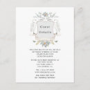 Recherche de crête cartes invitations Aquarelle