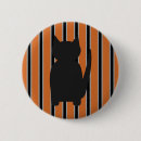 Recherche de silhouette un badges Chat noir