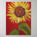 Zoek naar rode gele bloemen posters Schilderij