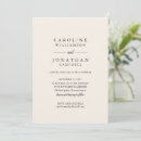 Recherche de ivory invitations Minimaliste