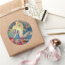 Recherche de sirène vintage autocollants Conte de fées