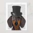Recherche de dachshund cartes postales Steampunk