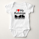 Recherche de bulldog bébé vêtements Amour