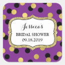 Zoek naar paarse stippen stickers Goud