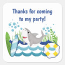 Recherche de anniversaire de requin autocollants Plage