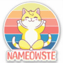 Recherche de yoga pose autocollants Drôle