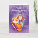 Recherche de fée de hibou vœux cartes Renard