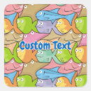 Recherche de motif poissons autocollants Mignon