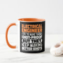 Zoek naar grappige elektricien mokken Ingenieur