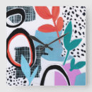 Zoek naar zwarte stippen klokken Abstract