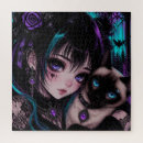 Recherche de fille gothique puzzles Emo