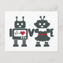 Recherche de amour geek cartes postales Robot