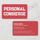 Recherche de executive assistant cartes visite Concierge