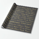 Recherche de langues papier cadeau Noir
