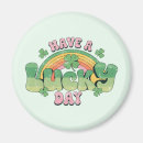 Recherche de trèfle chanceux magnets Jour de st patrick