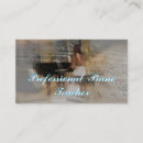 Recherche de professeur de musique de piano cartes visite Vintage