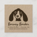 Recherche de caricature cartes visite Chien