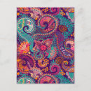 Recherche de paisley cartes postales Conception
