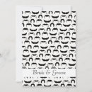 Recherche de humour de moustache invitations Vintage