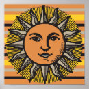 Zoek naar zon gezicht posters Boho