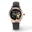 Zoek naar katten horloges Zwart wit