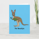 Recherche de marsupiaux vœux cartes Sortie