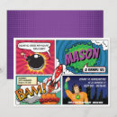 Recherche de superhéros invitations De la fête superhero