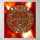 Recherche de calendrier maya posters Aztèque