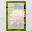 Zoek naar waterlelie briefpapier Roze