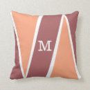 Recherche de monogramme géométrique coussins Triangle