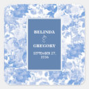 Recherche de bleu mariage autocollants Vintage