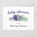 Recherche de succulent baby shower invitations Élégant