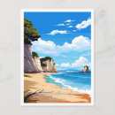 Recherche de ville marine cartes postales Aquarelle