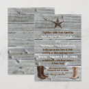Recherche de country western mariage invitations Bois