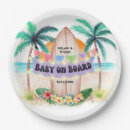 Recherche de beach baby shower assiettes Plage