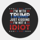 Zoek naar idioot stickers President