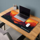 Recherche de futuriste tapis souris Coucher de soleil