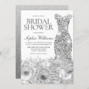 Recherche de modern floral bridal shower invitations Élégant