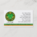Recherche de bonne chance cartes visite Vert