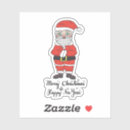 Recherche de nouvelle année autocollants Santa claus