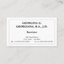 Recherche de logo vintage cartes visite Avocat