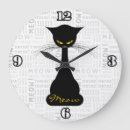 Recherche de animal familier horloges Chat