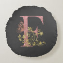 Recherche de lettre f coussins Rose