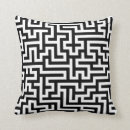 Recherche de labyrinthe coussins Noir