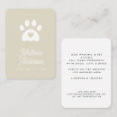 Recherche de empreintes de pattes de chien cartes visite Customer